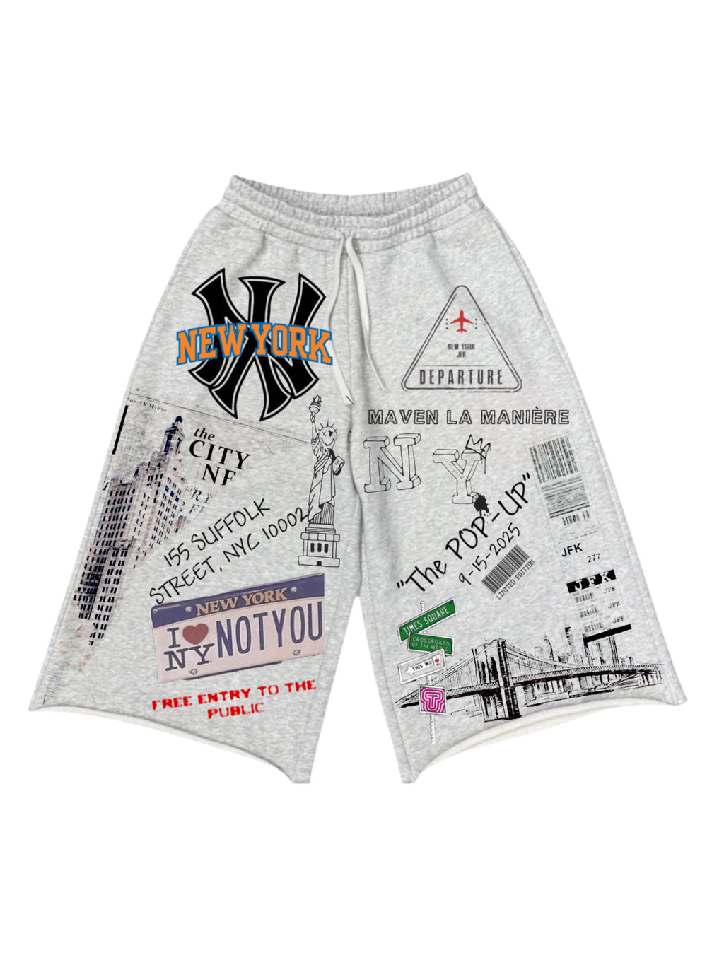 NYFW '25 "Pop Up" 3/4 Sweats